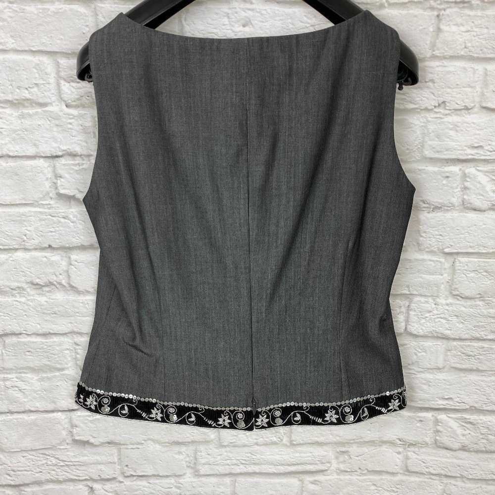 Windsor Set Top and Jacket in Grey/Black Sequined - Picture 3 of 8